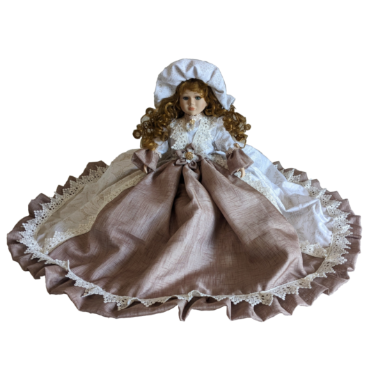 Bambola da letto modello "Diana". Primo piano, sfondo trasparente.